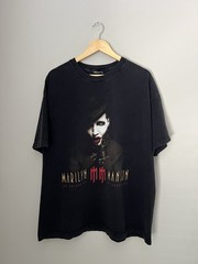 Vintage 2003 Marilyn Manson The Golden Age Of Grotesque T Shirt Size 2XL