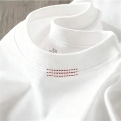 Summer 100% Pure Cotton Men’s and Women’s Casual Sports Loose Soft Short-sleeved