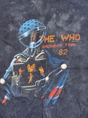 Vintage 1982 The Who American Tour T Shirt Screen Stars USA Single Stitch Medium