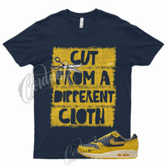 CUT T Shirt to Match Air Max 1 CO.JP Michigan Midnight Navy Varsity Maize WMNS