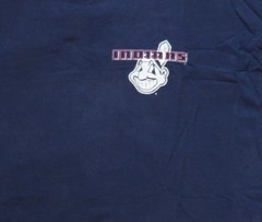 Cleveland Indians Vintage T Shirt 1990’s MLB Baseball Team Defunct Logo 1999
