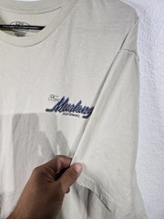 Ford Mustang T-Shirt Mens Size XL White Orange Boss 302 Car Tee Shirt