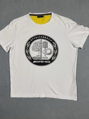 Mercedes AMG Official Affalterbach #35 T-Shirt Men Medium White Organic Cotton
