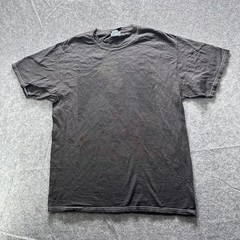 Port Company Shirt Mens M Black Crewneck T-Shirt Cotton Contrasting Trim