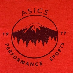 Asics Mens Size 3XL Red Short Sleeve Crew Neck Graphic Pocket Tee New