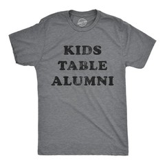 Mens Kids Table Alumni T Shirt Funny Thanksgiving Dinner Sarcastic Holiday