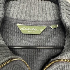 EDDIE BAUER Half-Zip Knit Sweater (Thick) LT Cotton Grey 14003877