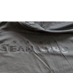 NIKE Seattle Seahawks NFL On Field Dri-FIT Long Sleeve Shirt Mens XXL Gray