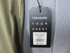TPJ Shirt Mens 2XL Military Olive Green The Perfect Jean Stretch Crewneck New