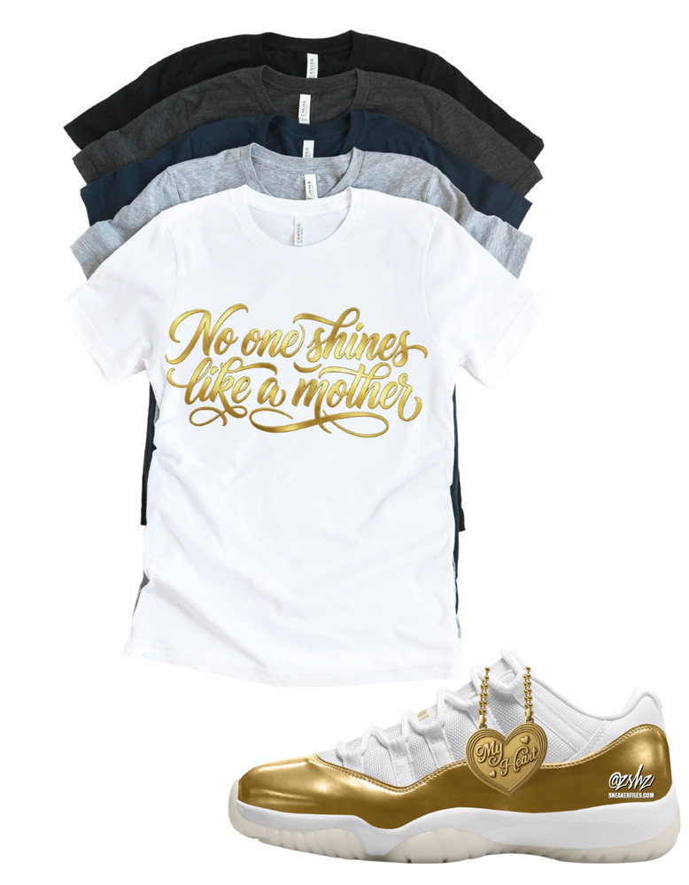 Jordan 11 Low WMNS “Mother’s Day” No one Shines Matching T-Shirt Custom Sneaker