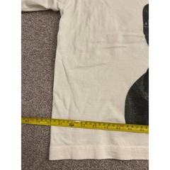 Shaka Wear Graphic T-Shirt Mens M Cream Excellent Drop Shoulder Heavyweight Tee