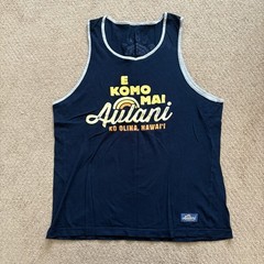 Disney Aulani Hawaiian Resort Tank Top Ko Olina E Komo Mai Men’s Sz Large