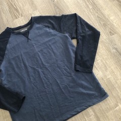 Orvis Classic Collection Mens Size Large Blue Long Sleeve Pullover Shirt Thermal
