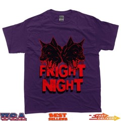 Fright Night Double Hellhound Horror Art T-Shirt