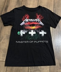Master of puppets Metallica T-shirt men’s small medium double-sided