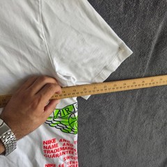 Nike Air Jordan Shirt Men Medium White Graphic Short Sleeve Crew Neck Tee