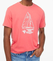 J.Crew Factory NEW Men’s SAILBOAT Graphic Cotton T-Shirt size S M L XL XXL ⛵