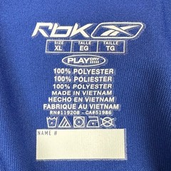 Y2K Reebok New York Giants Athletic T-Shirt Mens XL NFL Royal Blue Red PlayDry