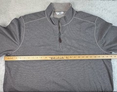 JOHNSTON & MURPHY XC4 Reversible 1/4 Zip Extreme Comfort Brown Tan Men’s XXL