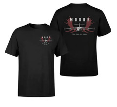 Moose C-17 Military Aircraft T-Shirt Two Side, Vintage Streetwear Tactical Airli