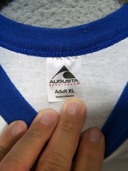 Dalas Mavericks Shirt Adult Extra Large White Blue Basketball NBA 3/4 Sleeve Men