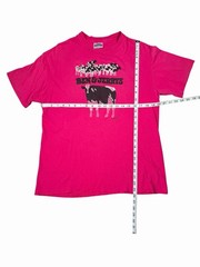 Vintage Distressed Thrashed Pink Ben and Jerry’s Ice Cream Graphic Shirt Size L