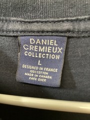 Daniel Cremieux Blue Large Cotton Made in Canada T Shirt T12