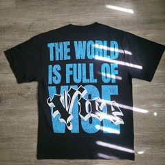 Evil Vice Mi Vice The World Is Full Of Vice Size L Black Oversized T Gym