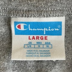 Champion Men’s Gray Raised Graphic Logo Short Sleeve T-Shirt Size Large