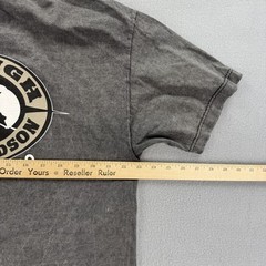Harley-Davidson Shirt Mens Large Gray Eagle Legendary Trademark Biker 2007 Tee