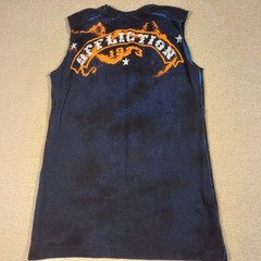 Men’s Affliction Reversible Sleeveless Tank Top Sz L Live Fast American Customs