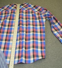 Burton Shirt Mens Long SleeveXL Blue Red Flannel Button Up Snowboarding Outdoors