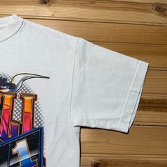Vintage 2003 Sammy Swindell Racing Sprint Car Sports Autographed T-Shirt Medium