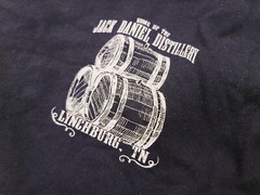 Home of the Jack Daniels Distillery Large T-Shirt Lynchburg Tennessee NextLevel