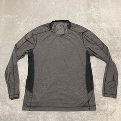 Men’s Lululemon Triple X Long Sleeve Heathered Gray / Black Men’s Size Large