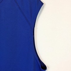 Badger Sport Mens Pullover T-Shirt Size Large VaporWire Sleeveless Blue