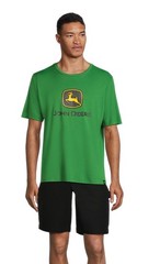 John Deere Men’s Polyester Graphic Short Sleeve Tee Moisture Wicking NWT Large