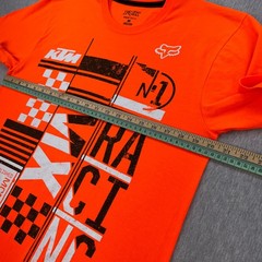 Fox Racing x KTM T-Shirt Mens M Orange MX FoxTech Motocross Motorcycle