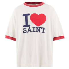 Saint Mxxxxxx SS T-Shirt I Love Saint White