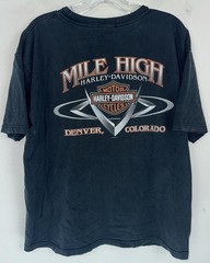 2012 Harley-Davidson Work Sucks Let’s Ride Clown Tee Denver Colorado Size Large