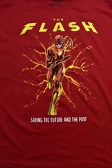 The Flash Mens DC Comics Character Saving The Future And The Past Shirt New 2XL