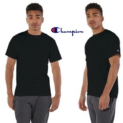 Champion Mens Crew Neck T Shirt Short Sleeve T-Shirt Large