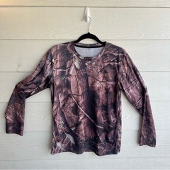 Camouflage Quick Drying Long-Sleve T-Shirt. Size: Large