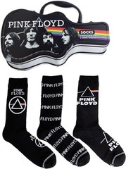 Pink Floyd – Perri’s – Pink Floyd – Crew Socks (3 Pack Collector Guitar Shape Ti