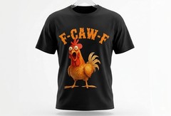 Funny Screaming Chicken T Shirt Vintage Comfort Colors Crazy Rooster Graphic Tee