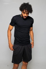 New Slim Fit Charm Empires Men’s Trailblazer Crew Neck Tees 3-Pack Black XL NWT