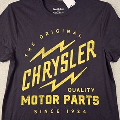 Chrysler Shirt Mens Medium Black Casual Mopar American Car Prowler Plymouth NWT