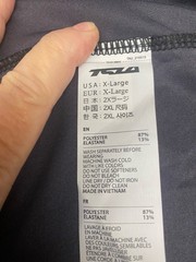 TSLA Sleeveless Hooded Shirt Black Camo Print Size XL EUC Gym Workout Stretch