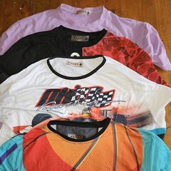 Lot of 4 Men’s BLACK PYRAMID Sz L, XL,XXL, XXXL Short Sleeved T-Shirts