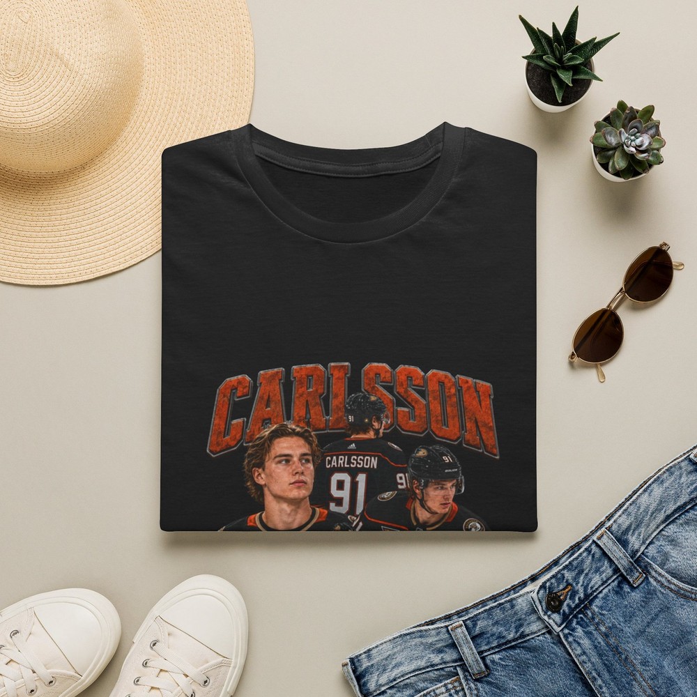 Leo Carlsson Hockey Players T-Shirt | Vintage Team Jersey Design